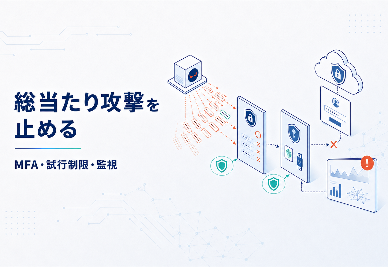 ブルートフォース攻撃の対策