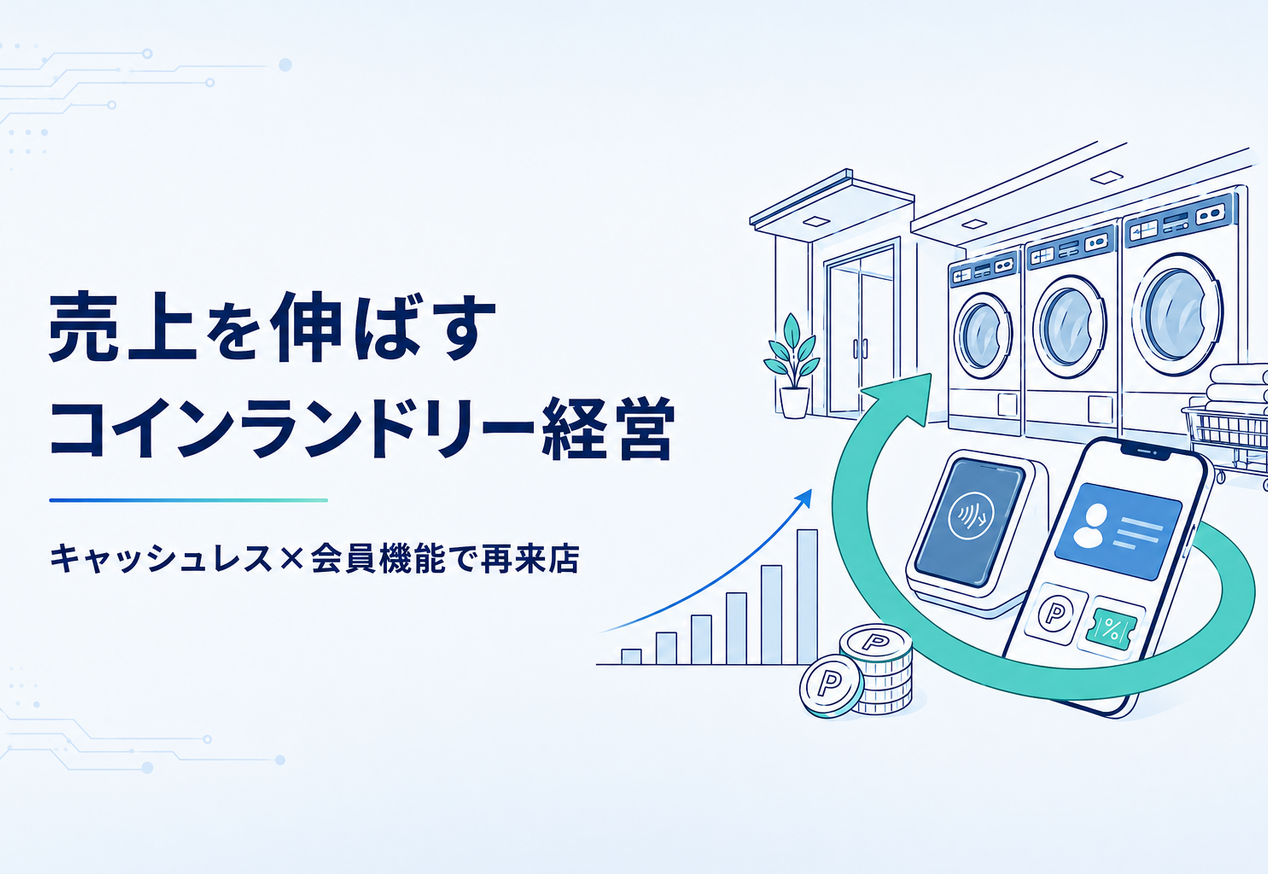 コインランドリー経営で売上を伸ばす方法|顧客囲い込みの仕組みと導入の進め方